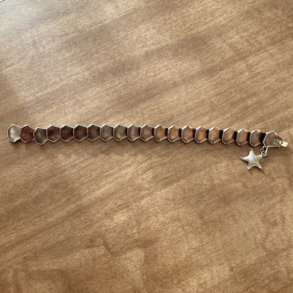 Disney Couture The Little Mermaid Ariel Scale Charm Silver Tone Bracelet & Charm - Picture 3 of 16